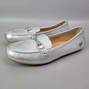 Chic Silver Women's Loafers